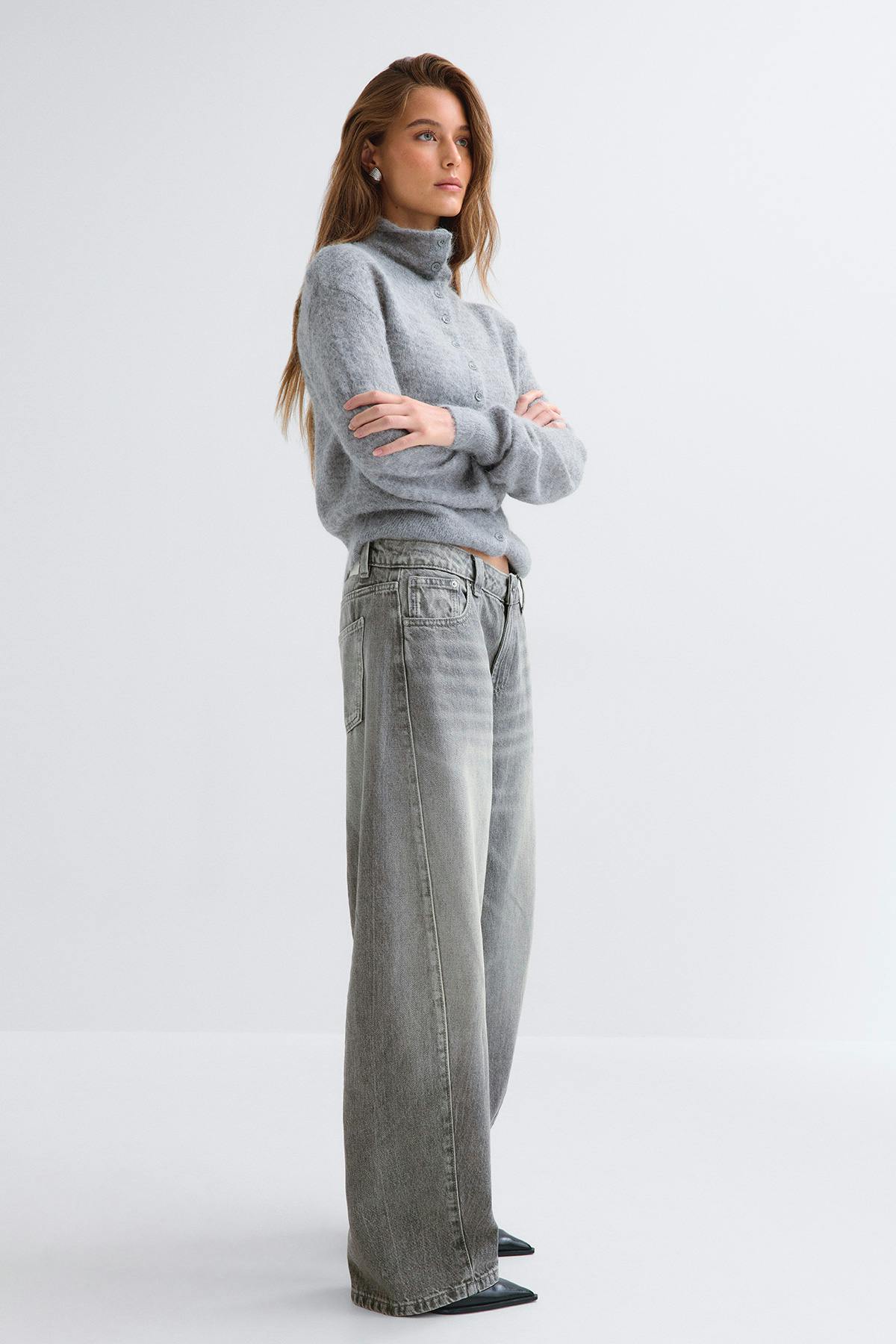 Barrel jeans - Grey