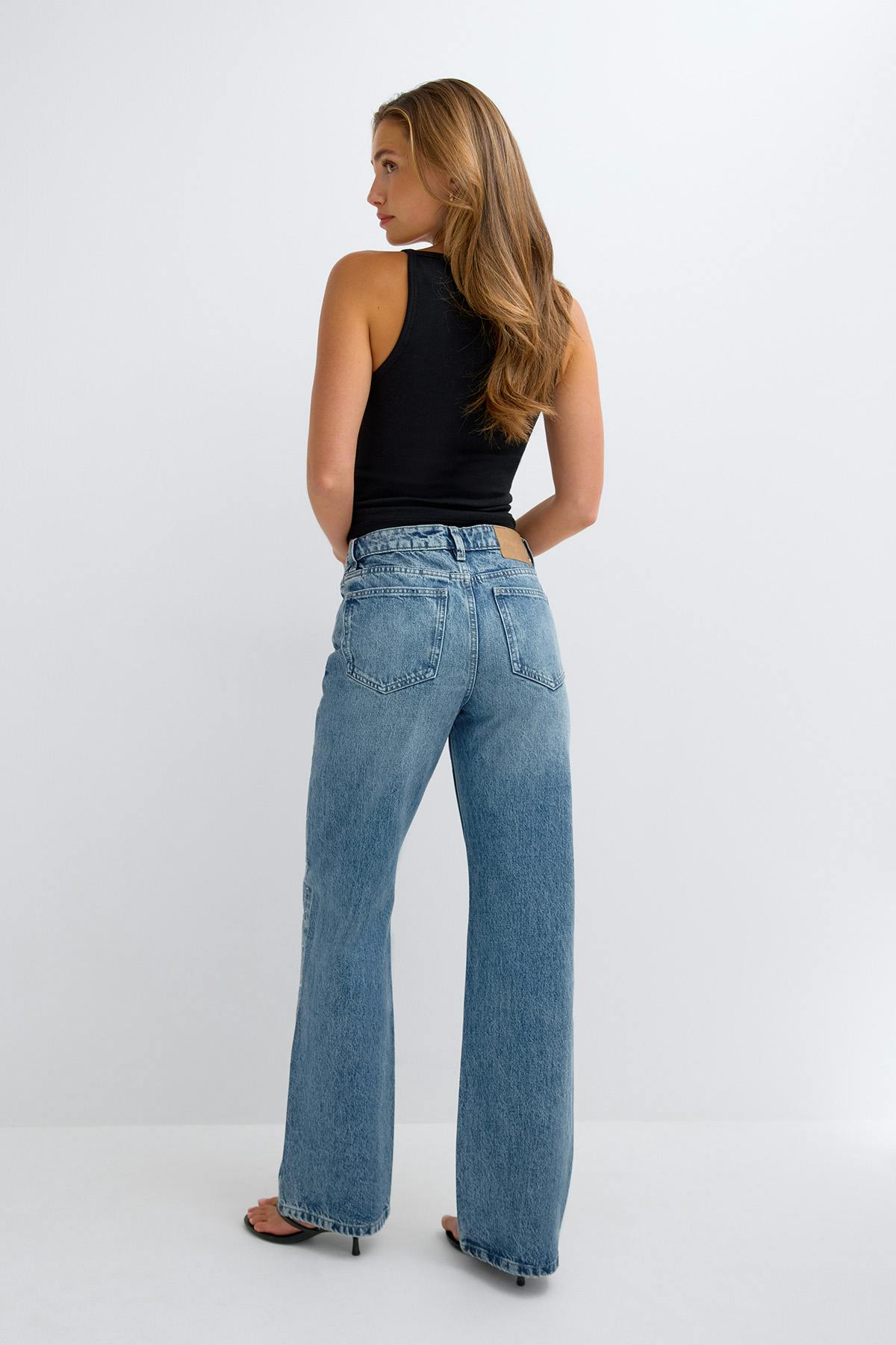 Rebel rhinestone jeans - Blue
