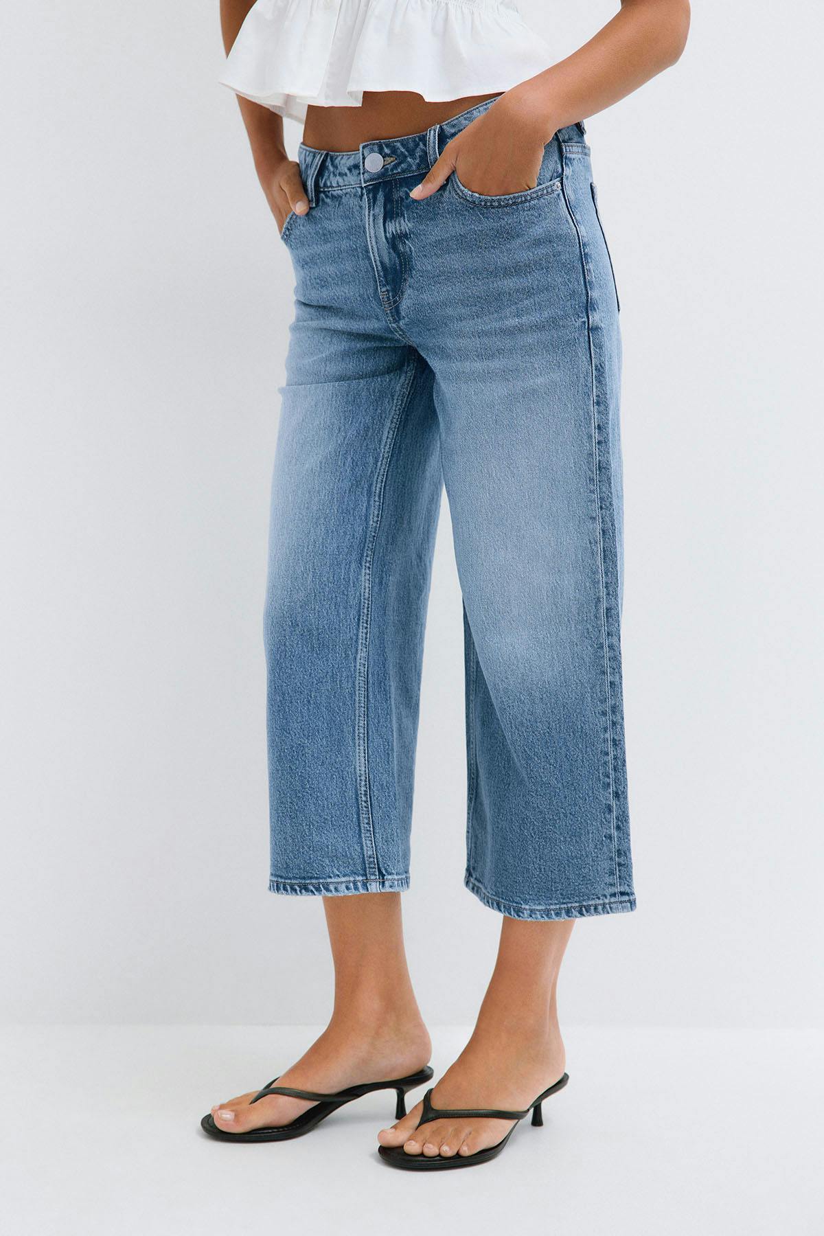 Ankle tease jeans - Blue