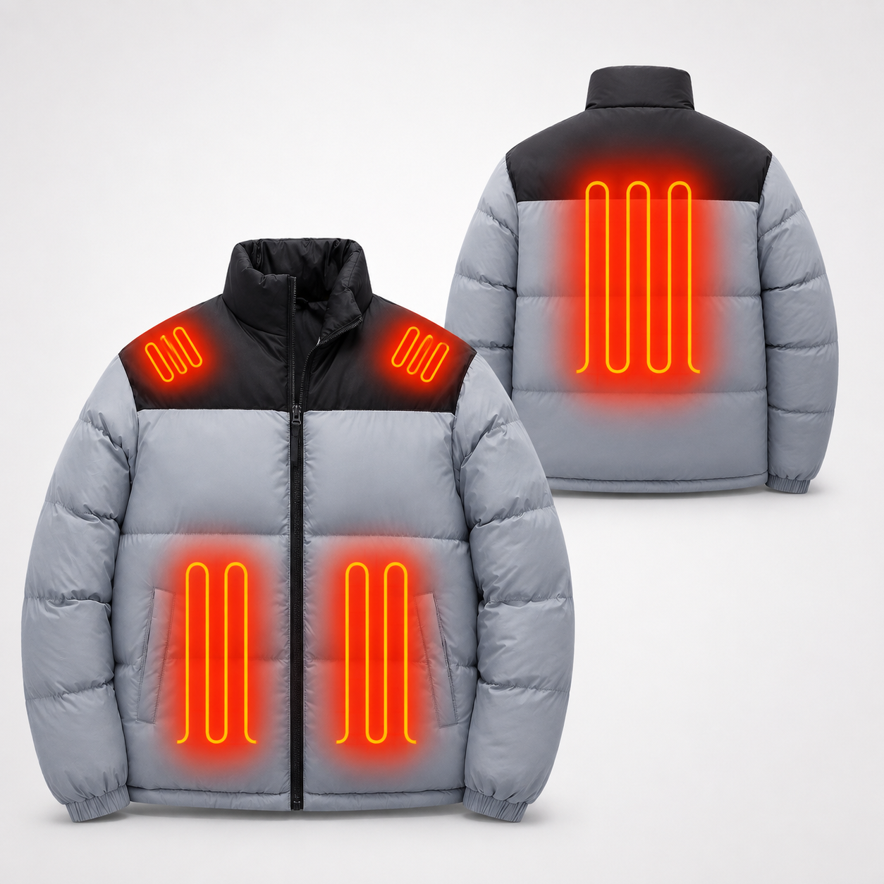 Men's Smart Heated Puffer Jacket