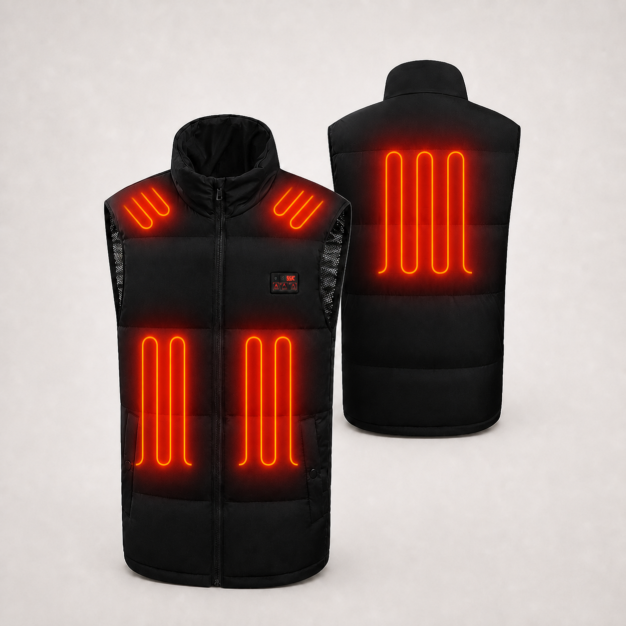 Men's ThermalFlex Heated Vest – Adjustable Everyday Warmth