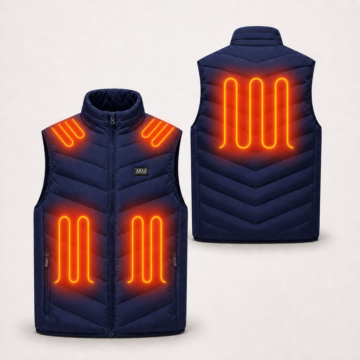 Women's Multi-Zone USB Heated Vest | Adjustable Heat for Outdoor  | Blue