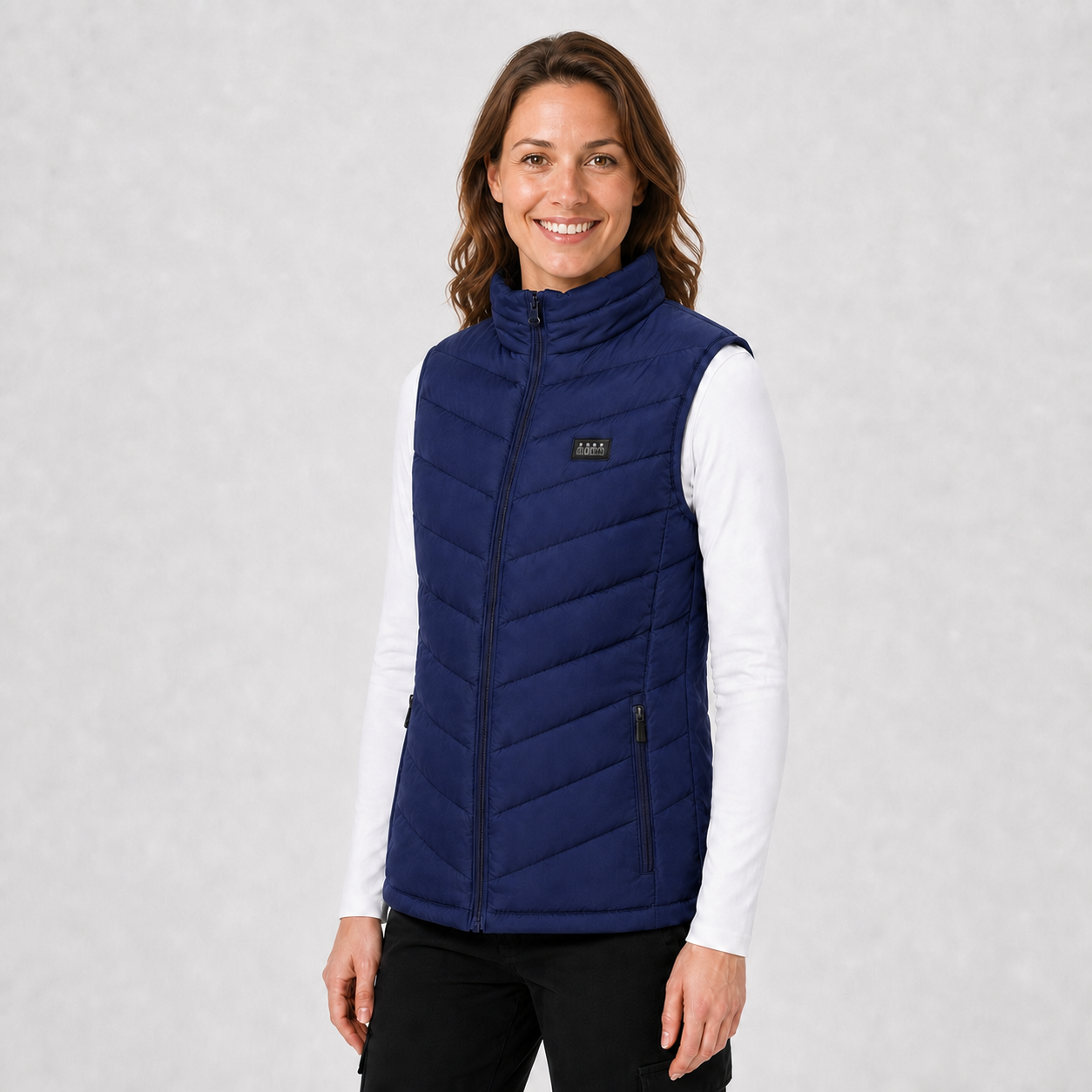 Women's Multi-Zone USB Heated Vest | Adjustable Heat for Outdoor  | Blue