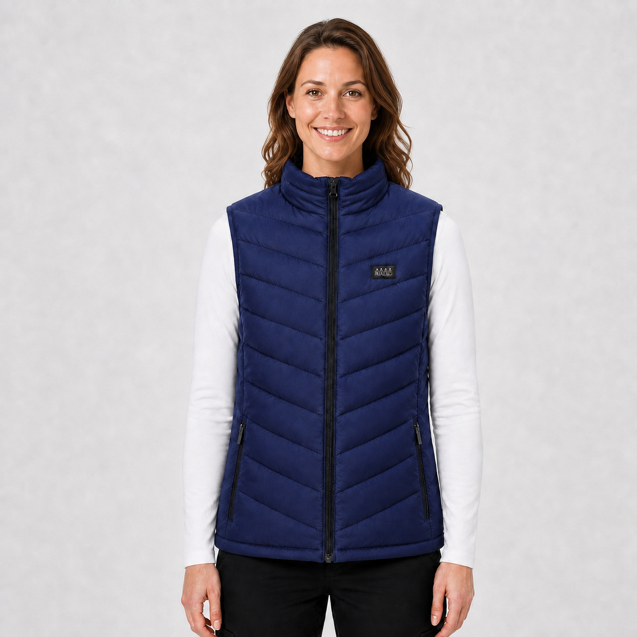 Women's Multi-Zone USB Heated Vest | Adjustable Heat for Outdoor  | Blue