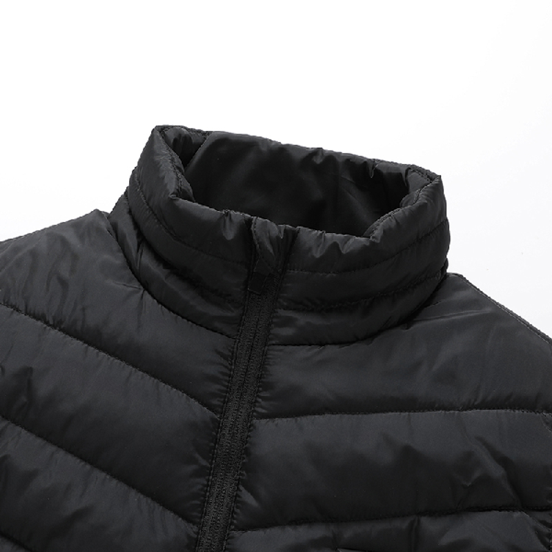 Men's Multi-Zone USB Heated Vest | Adjustable Heat for Outdoor | Black