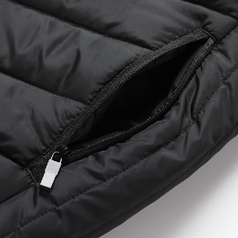 Men's Multi-Zone USB Heated Vest | Adjustable Heat for Outdoor | Black