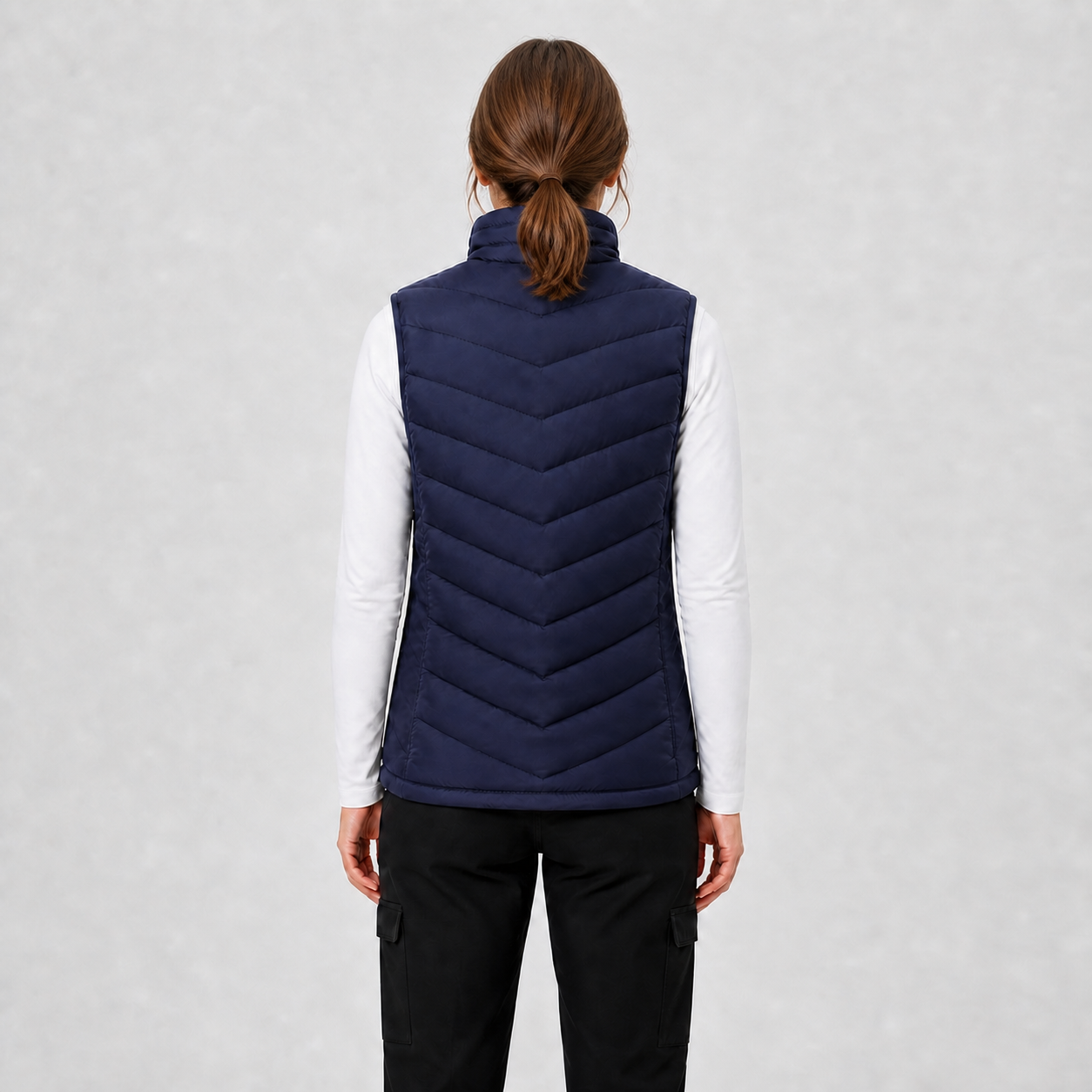 Women's Multi-Zone USB Heated Vest | Adjustable Heat for Outdoor  | Blue