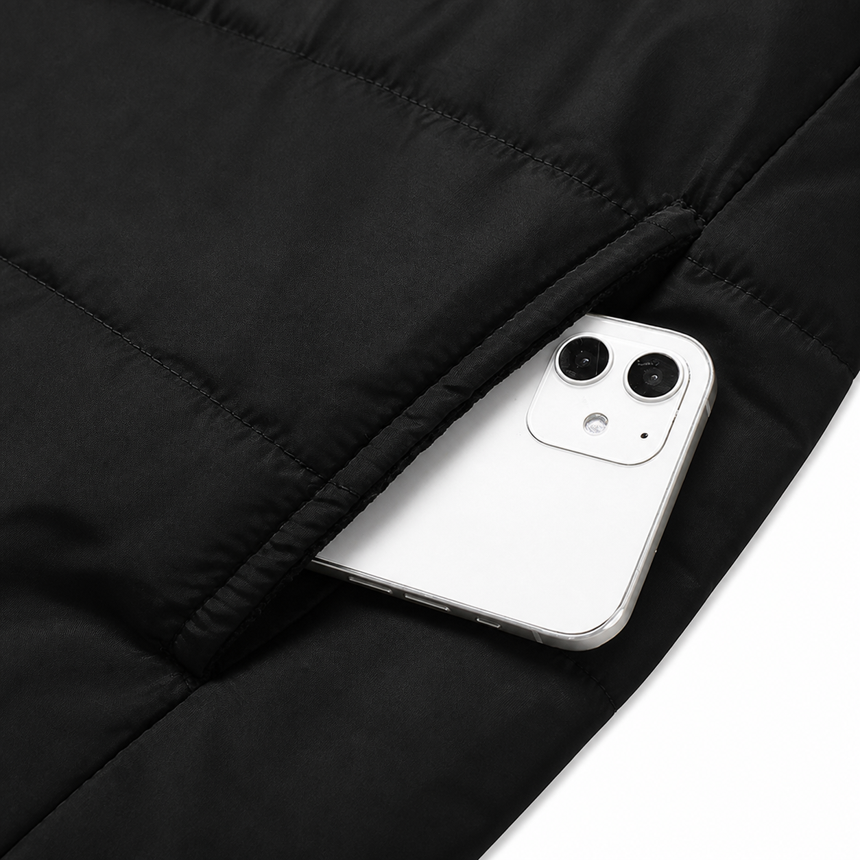 Men's 3-Level Heated Vest with Front & Back Heating | Black
