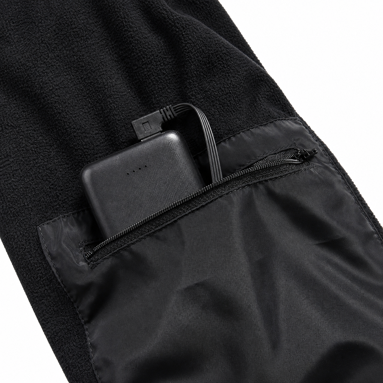 Men's 3-Level Heated Vest with Front & Back Heating | Black