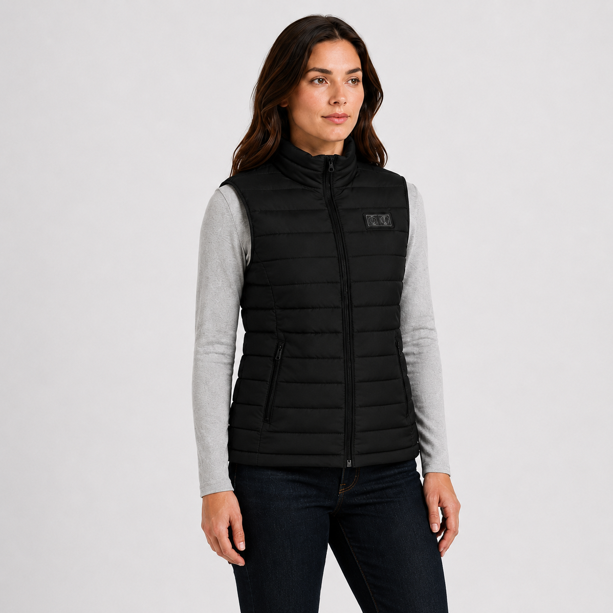 Women's 15-Zone Dual-Control Heated Vest - Black