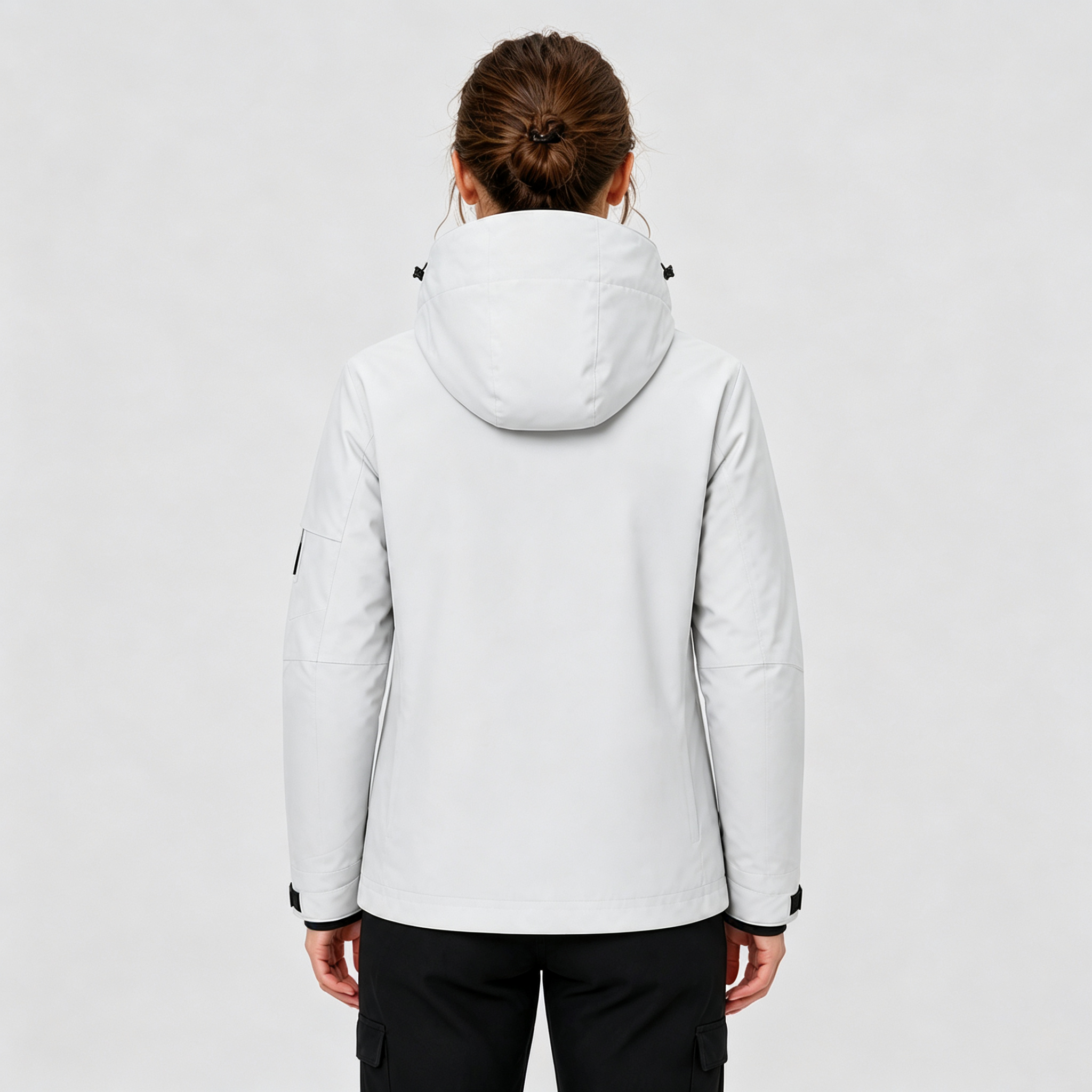 Women's Packable Performance Rain Jacket - Soft Warm Grey