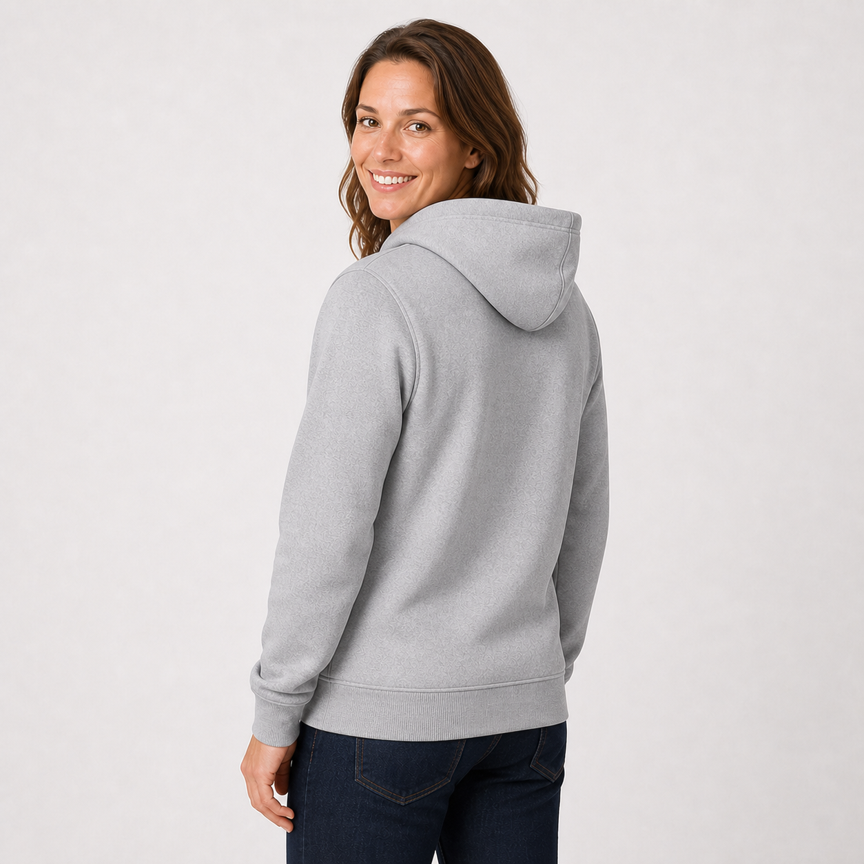 Women‘’s 5-Zone Smart Heated Pullover Hoodie — 3 Heat Levels, 5V USB Powered