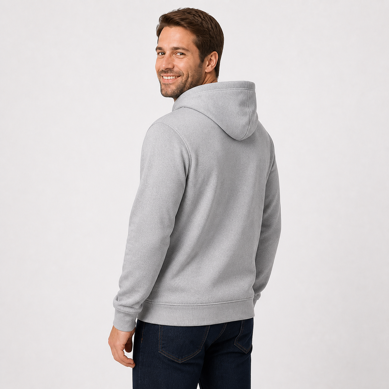 Men’s 5-Zone Smart Heated Pullover Hoodie — 3 Heat Levels, 5V USB Powered