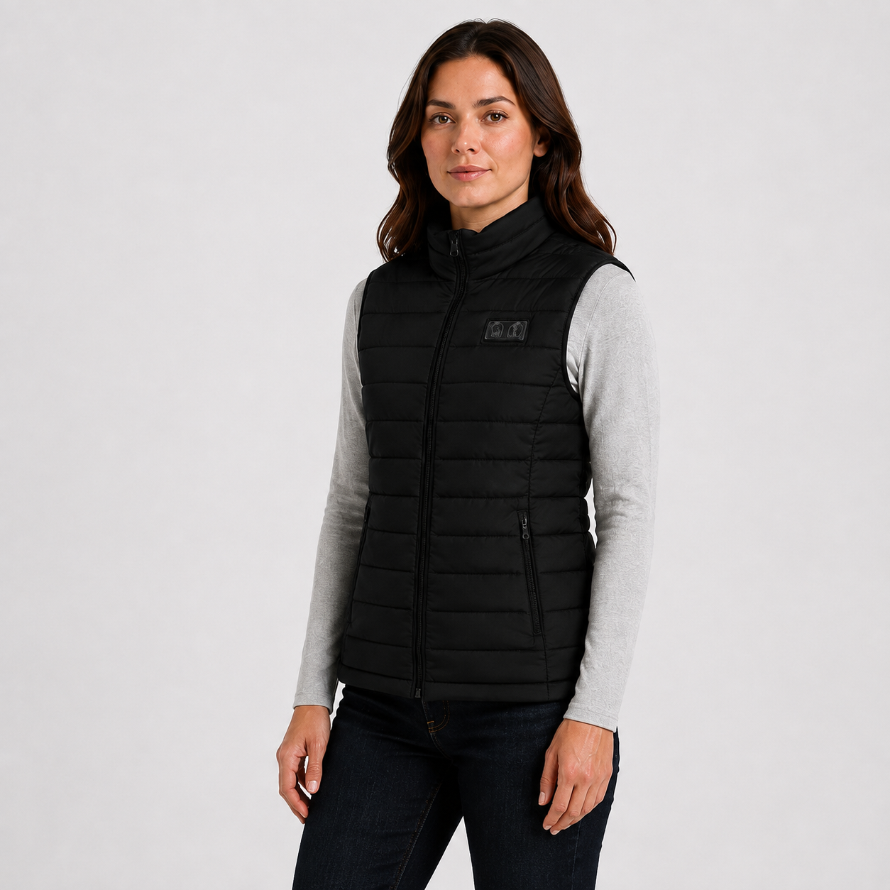 Women's 15-Zone Dual-Control Heated Vest - Black