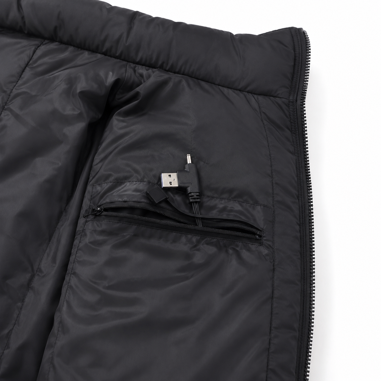 Women's Premium Heated Vest for Outdoor Winter Adventures-Black
