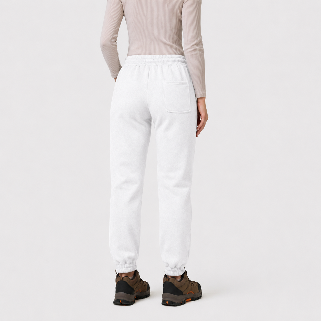 Women's Smart Heated Sweatpants with Adjustable Warmth-Gray