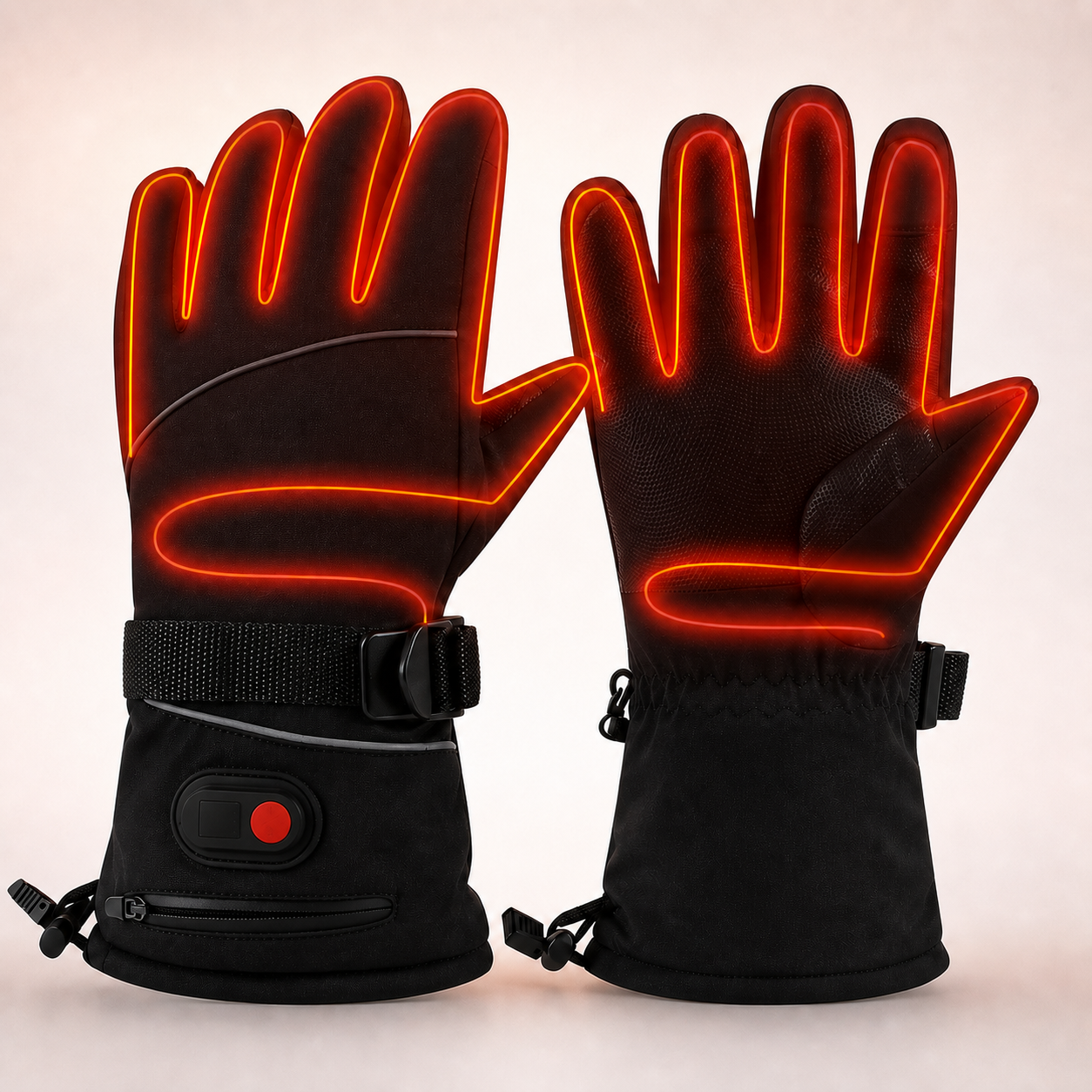 Rechargeable Heated Touchscreen Gloves