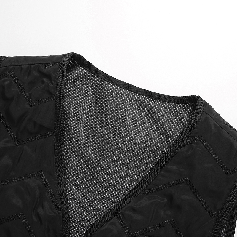 Men's Rechargeable Heated Vest for Outdoors l Black
