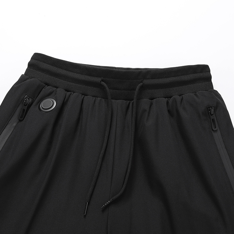 Women's Smart Heated Pants for Winter Comfort-Black