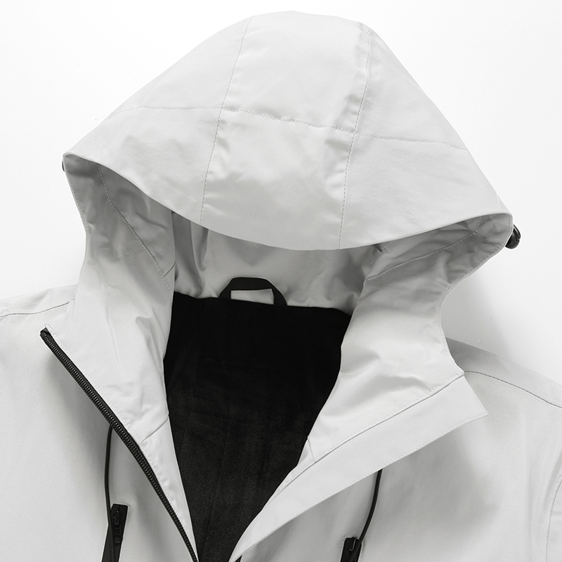 Men's Packable Performance Rain Jacket - Soft Warm Grey
