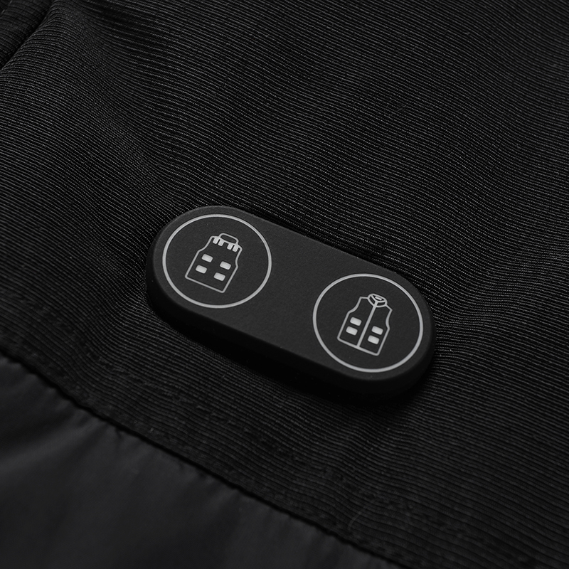 Men's Premium Heated Vest Designed for Cold Weather Comfort-Black