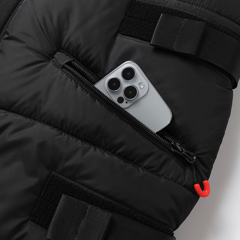 Men's Premium Heated Vest Designed for Cold Weather Comfort-Black