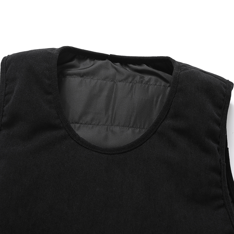 Men's Adjustable Heated Vest for Work, Travel & Outdoor Use | Black