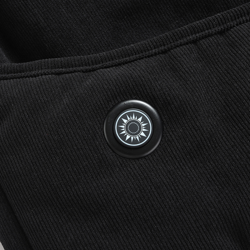 Men's Adjustable Heated Vest for Work, Travel & Outdoor Use | Black