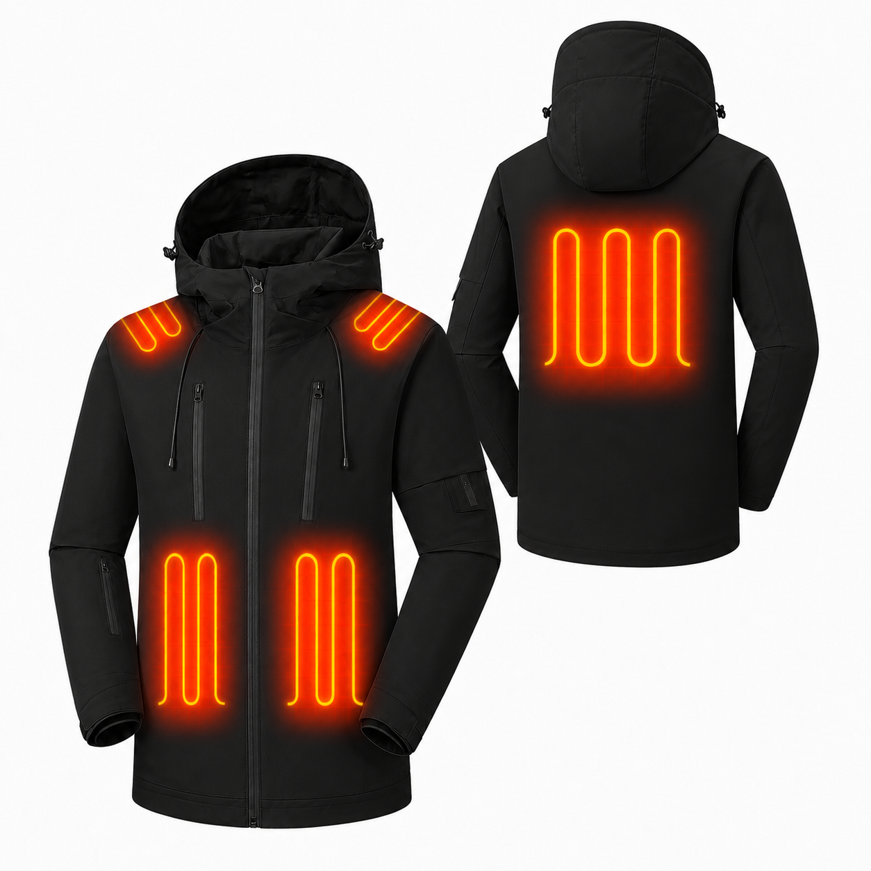 Women's Packable Performance Rain Jacket - Soft Warm Black