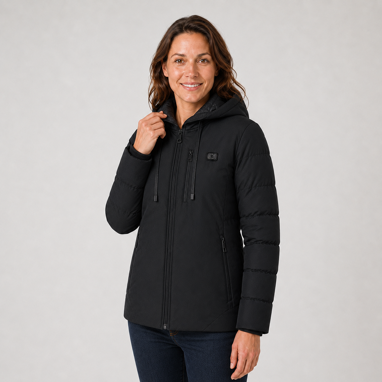 Women's 11-Zone Heated Hooded Jacket