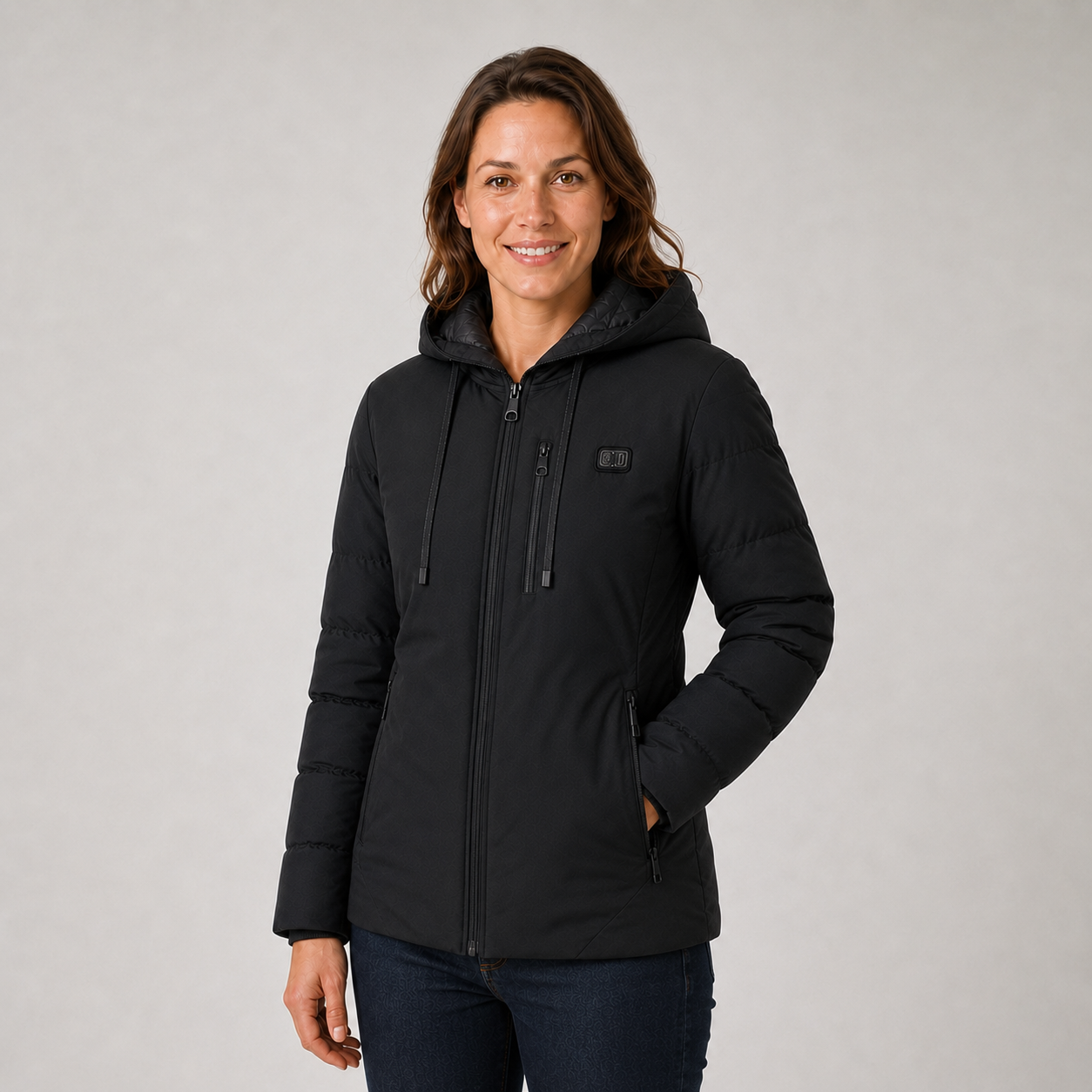 Women's 11-Zone Heated Hooded Jacket