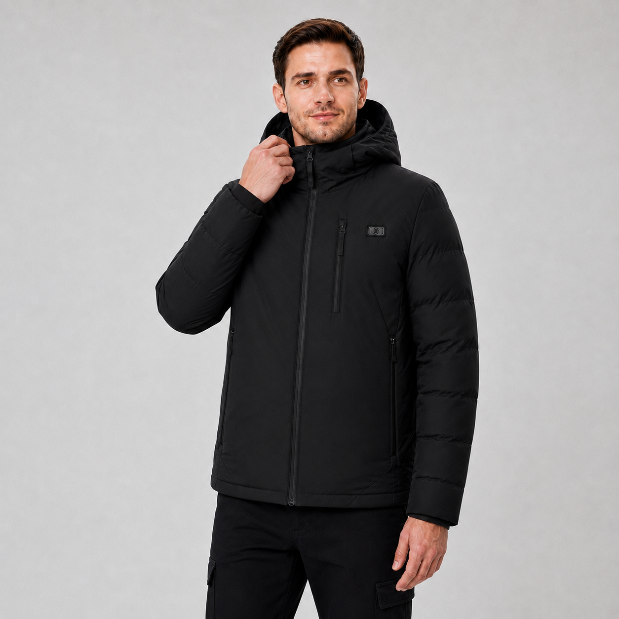 Men's 11-Zone Heated Hooded Jacket