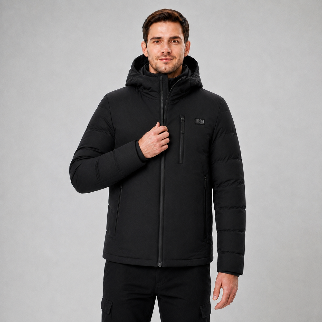 Men's 11-Zone Heated Hooded Jacket