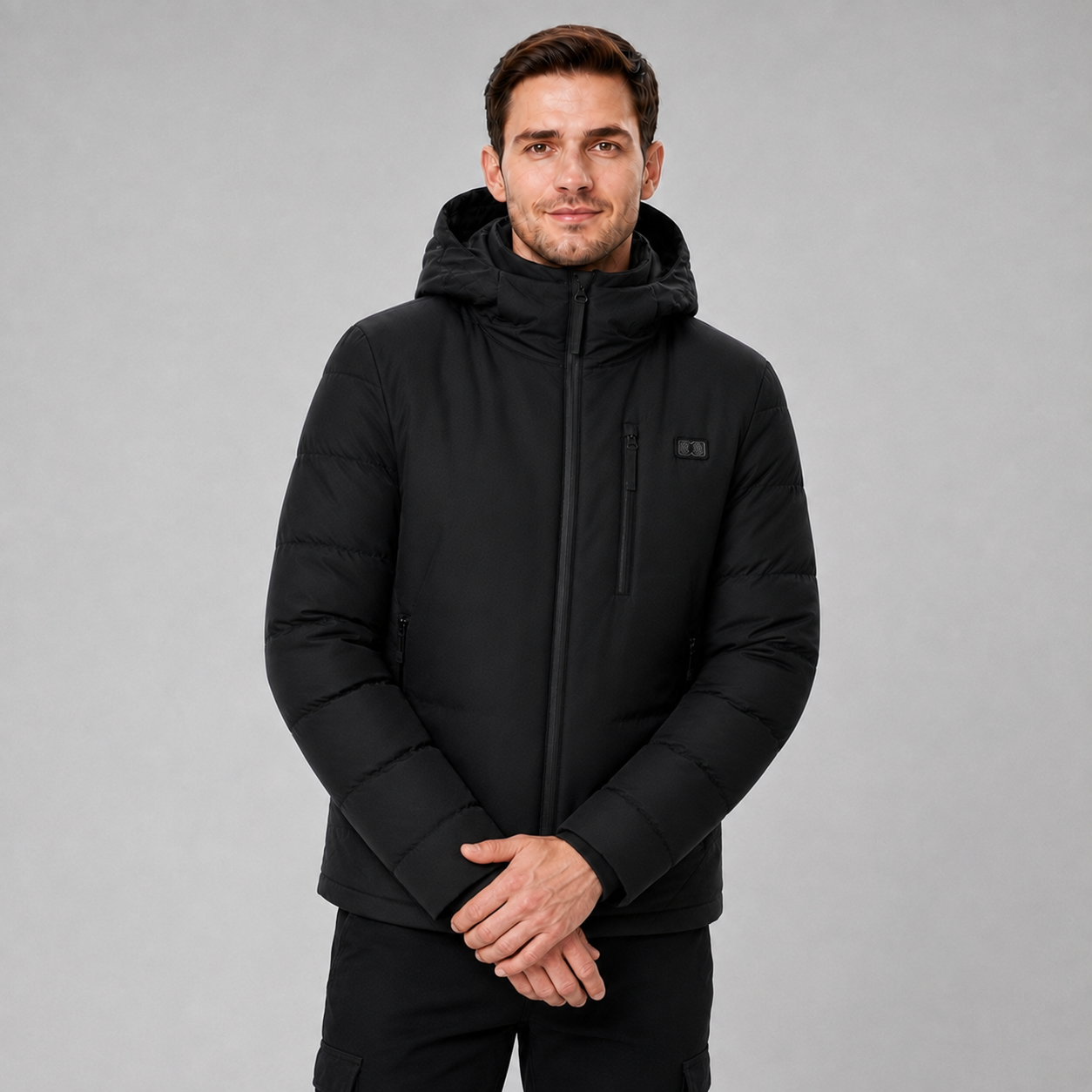 Men's 11-Zone Heated Hooded Jacket