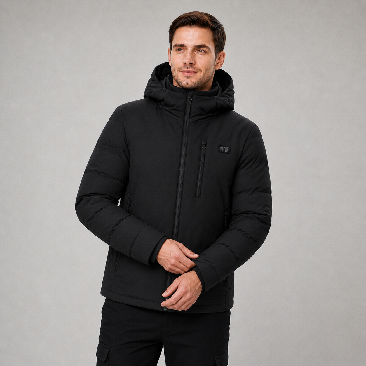Men's 11-Zone Heated Hooded Jacket
