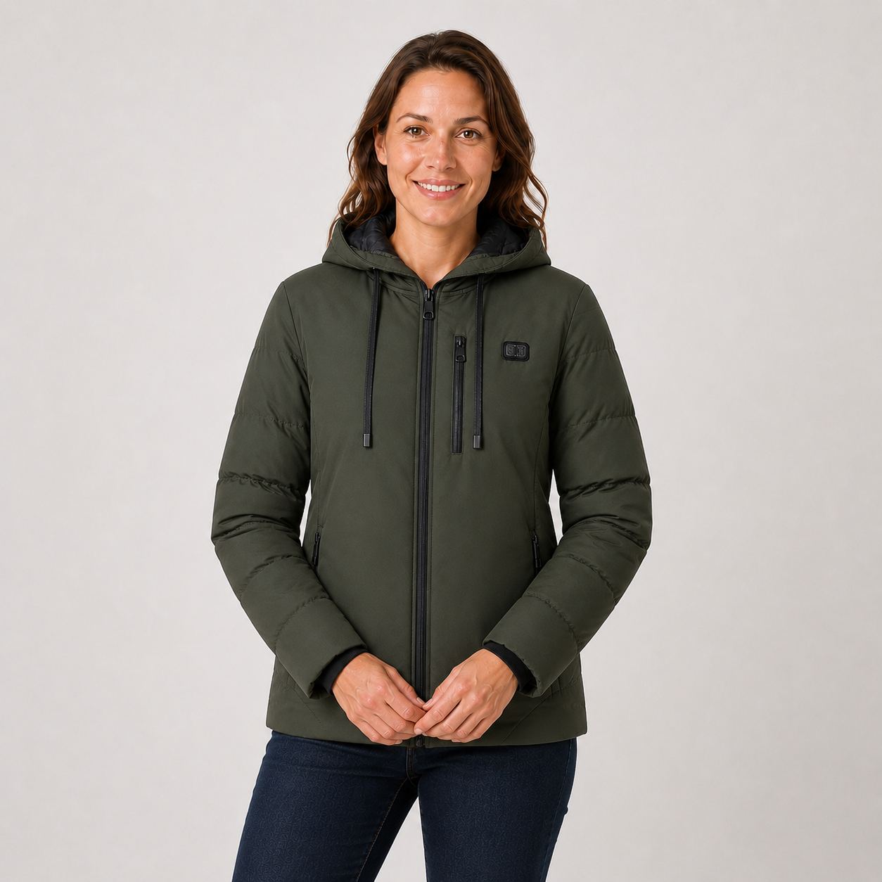 Women's 11-Zone Heated Hooded Jacket