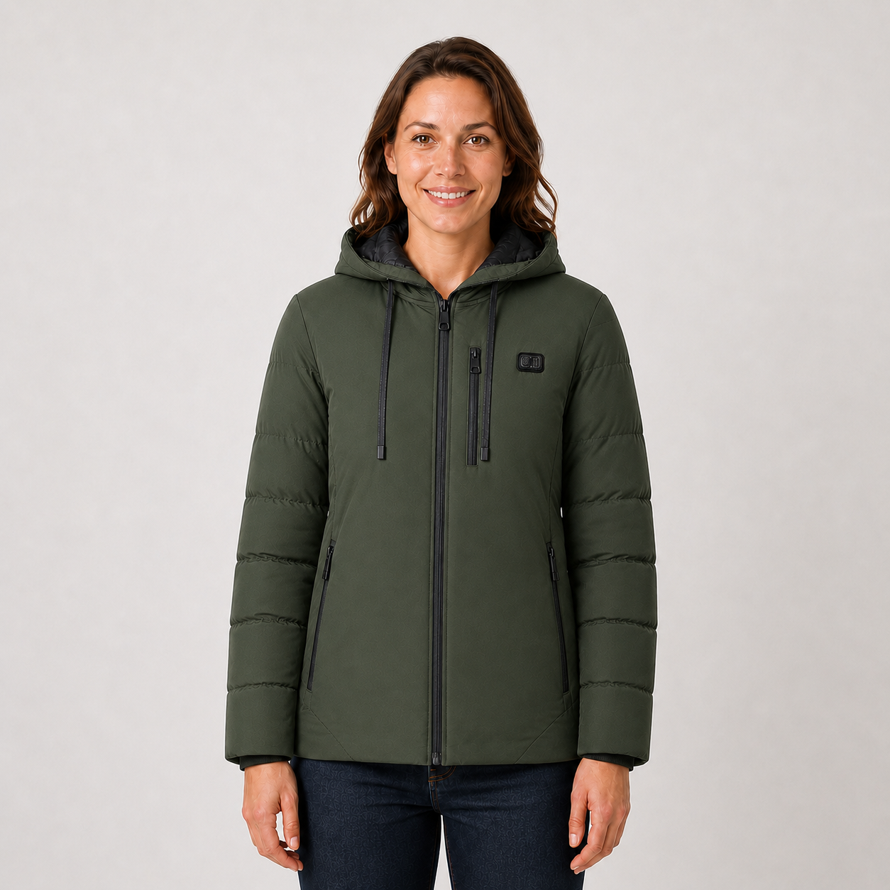 Women's 11-Zone Heated Hooded Jacket