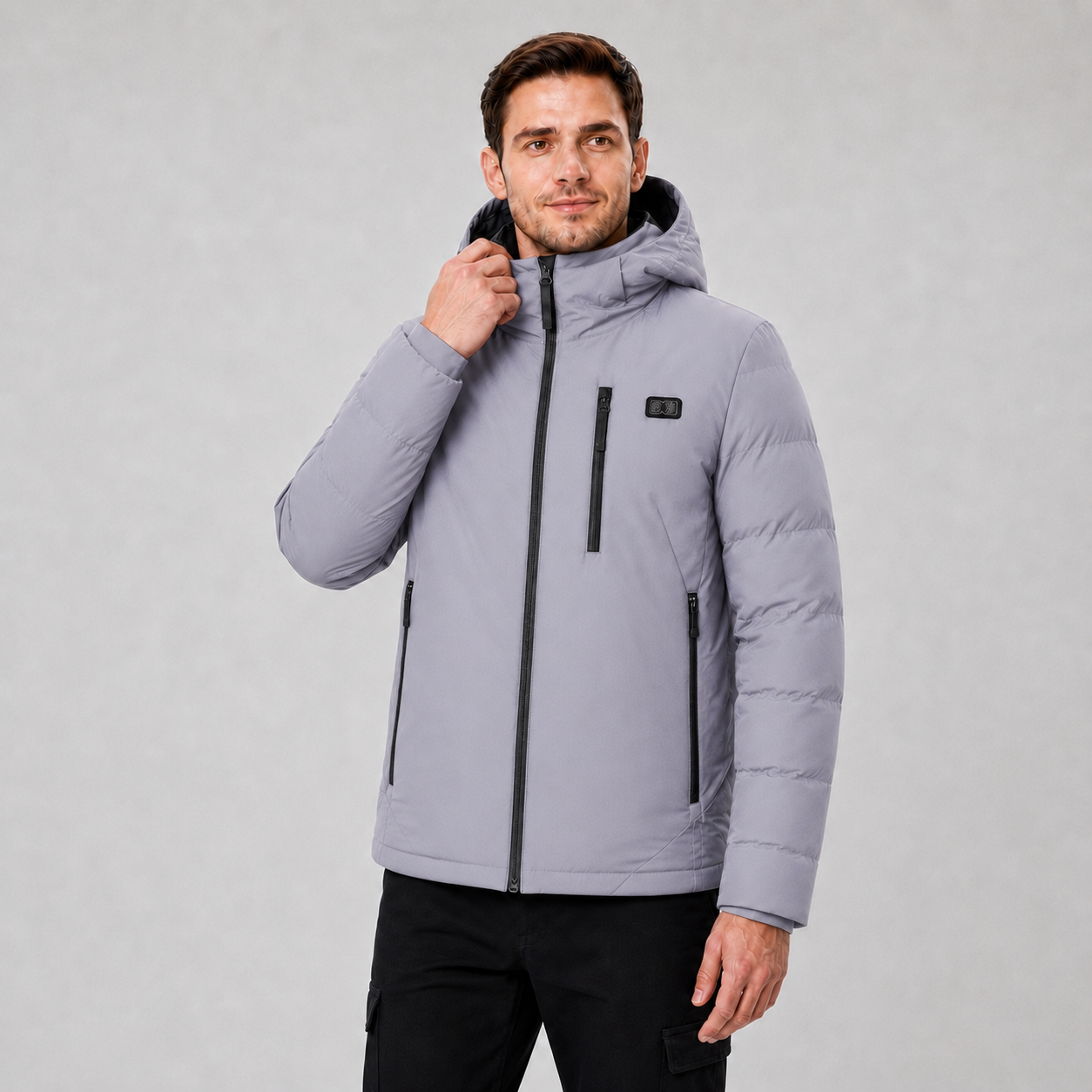 Men's 11-Zone Heated Hooded Jacket