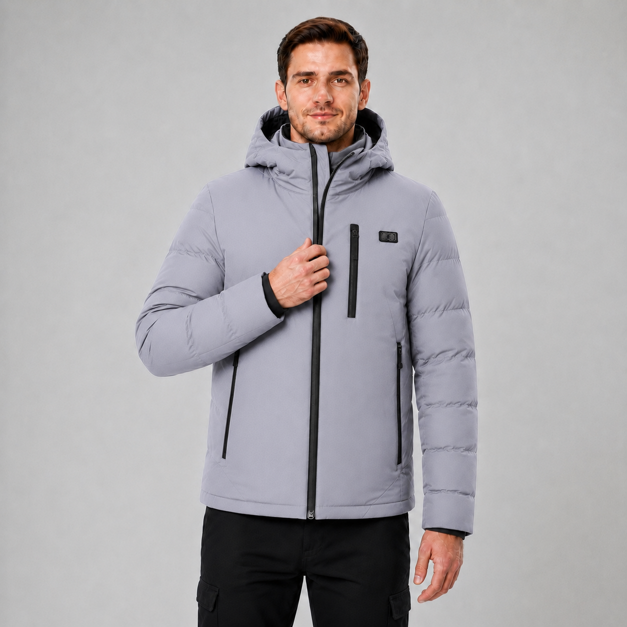Men's 11-Zone Heated Hooded Jacket