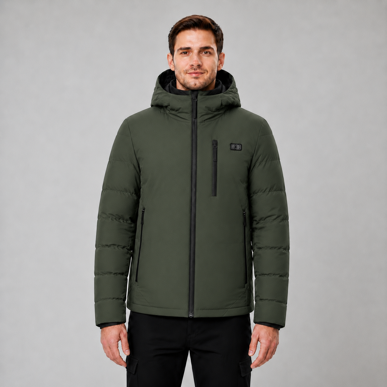 Men's 11-Zone Heated Hooded Jacket