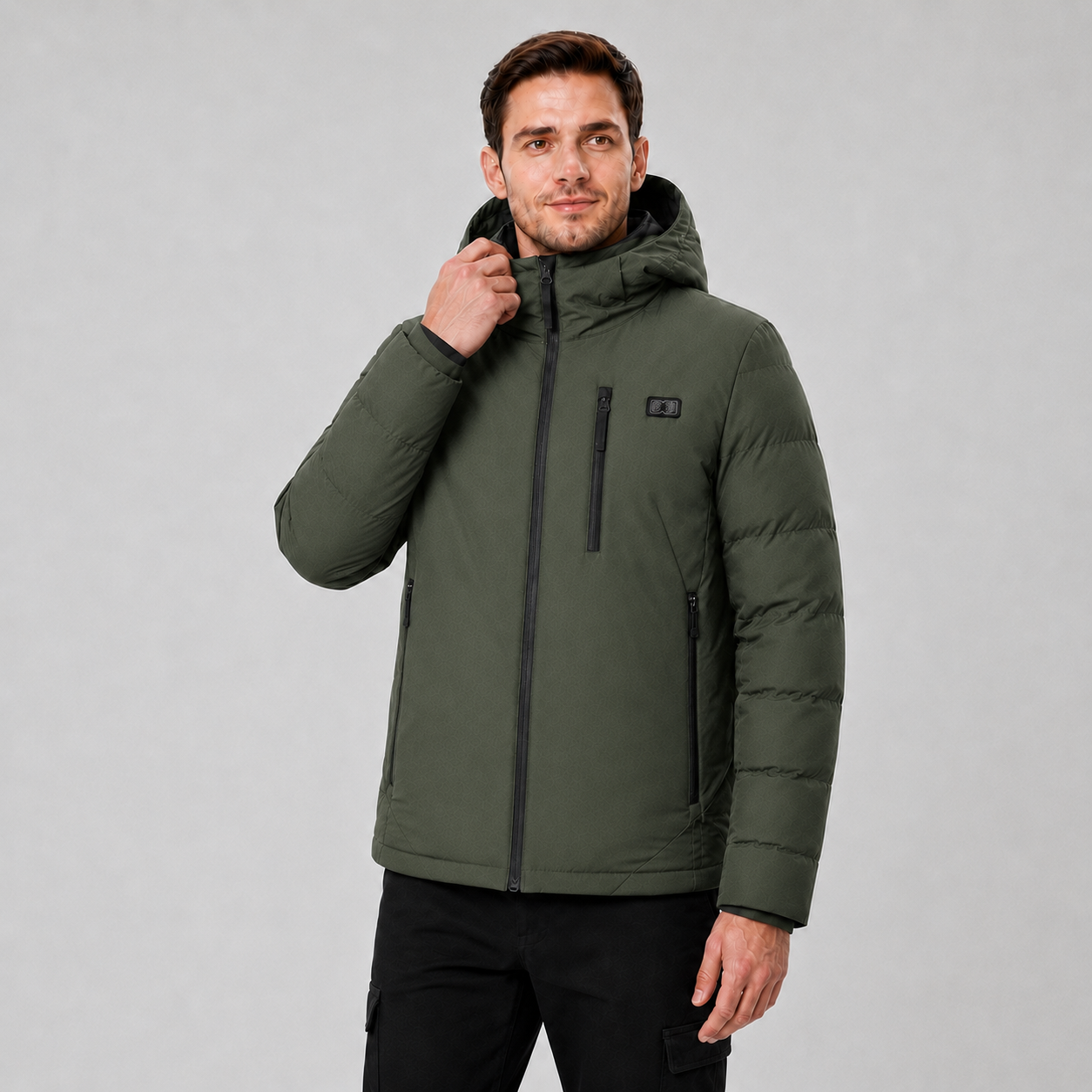 Men's 11-Zone Heated Hooded Jacket