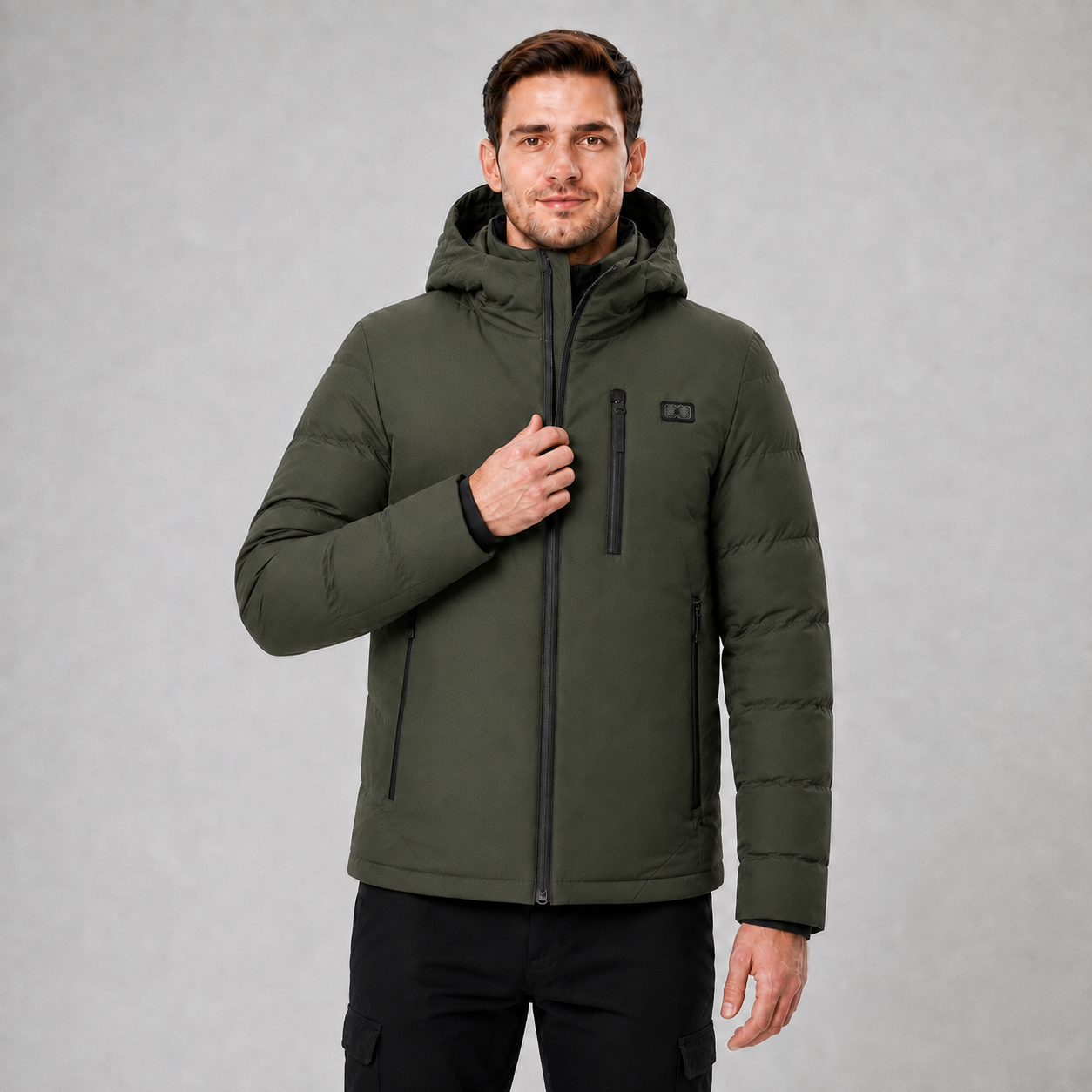 Men's 11-Zone Heated Hooded Jacket