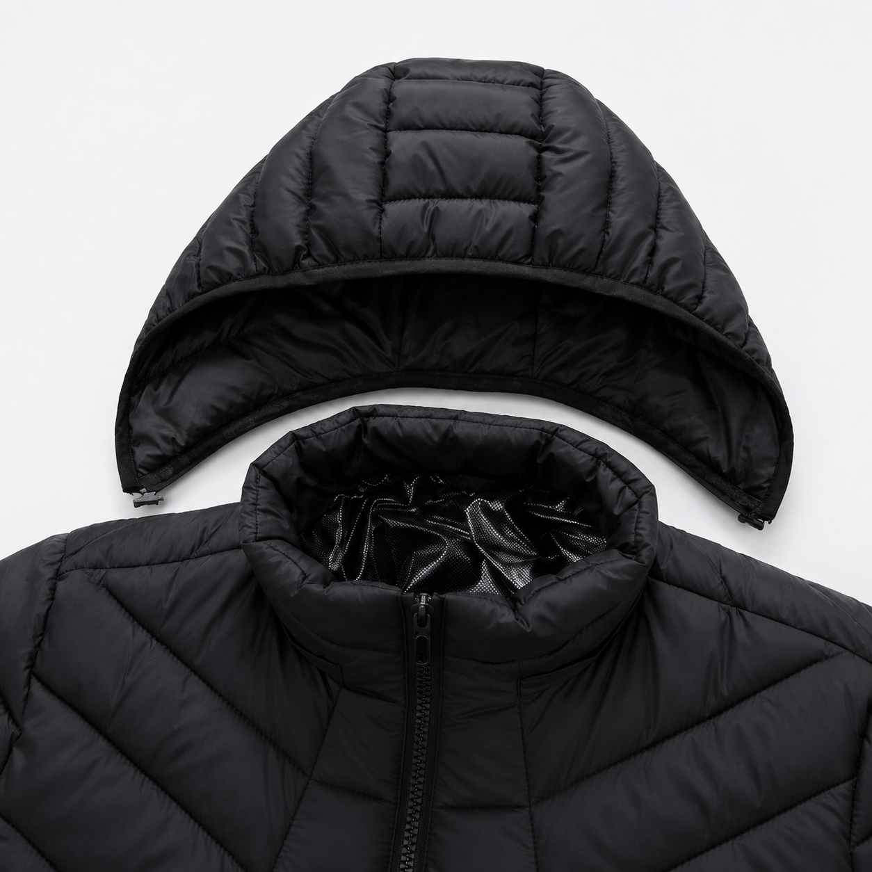 Women‘s Hooded Heated Jacket | All-Day Comfort for Extreme Cold, Black