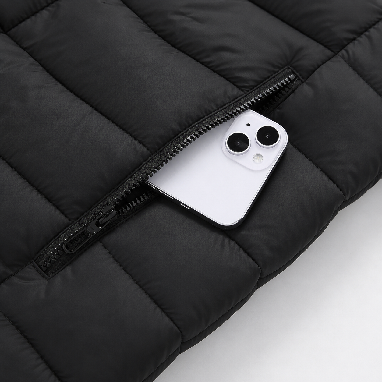 Women‘s Hooded Heated Jacket | All-Day Comfort for Extreme Cold, Black