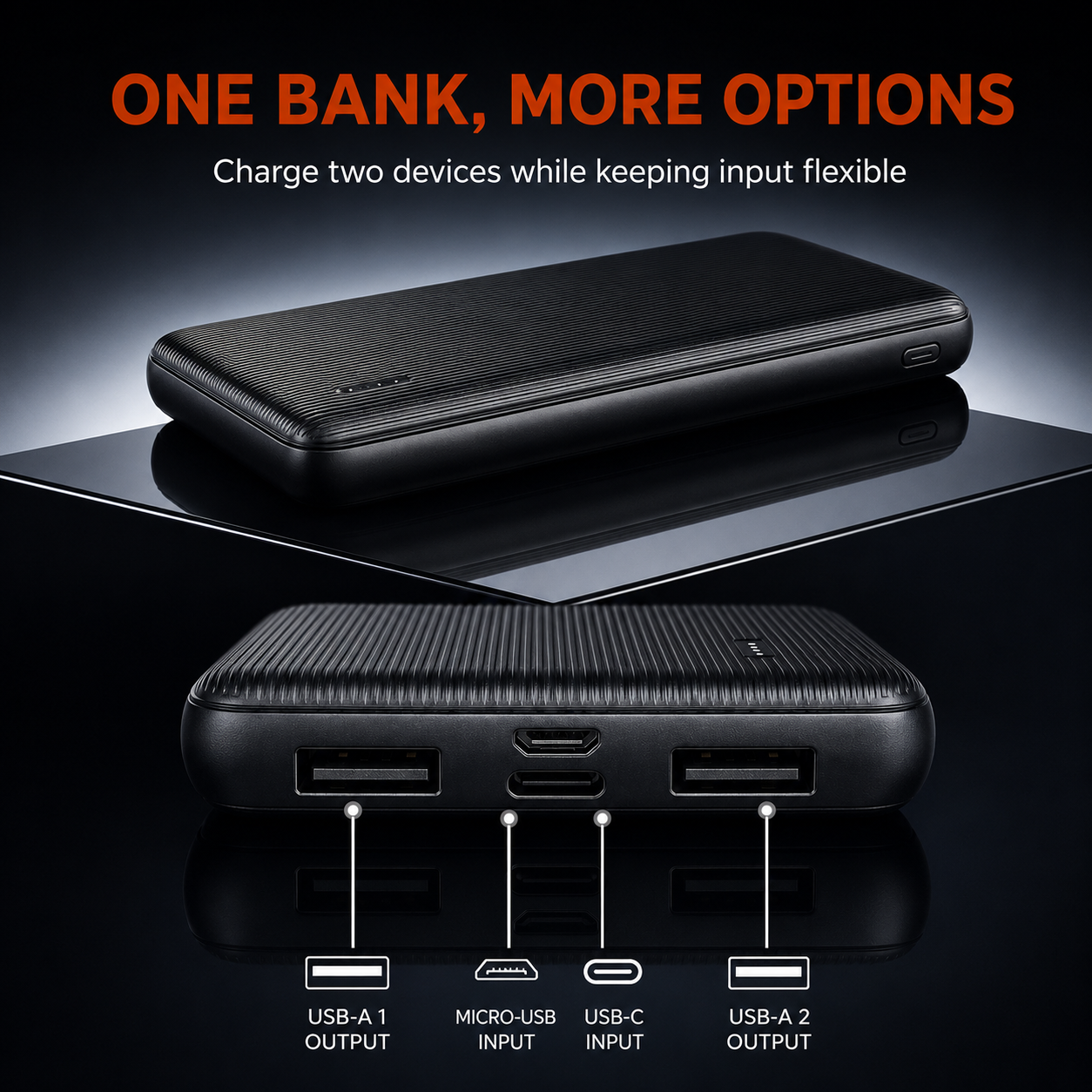 10000mAh Heated Apparel Power Bank – 37Wh Multi-Port Portable Battery