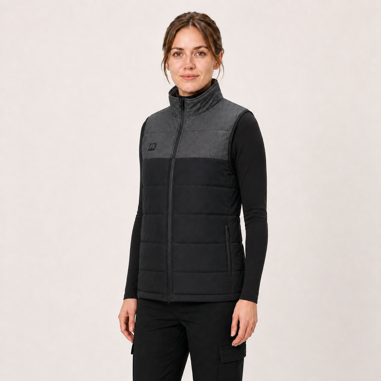 Women's 3-Level Heated Vest with Front & Back Heating | Black