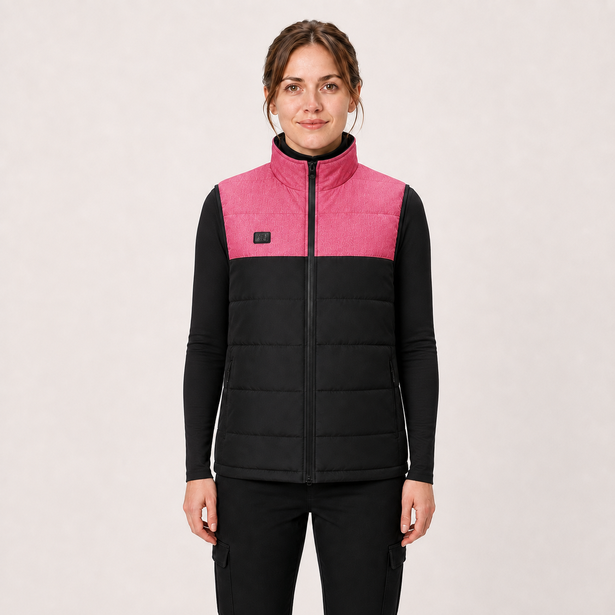 Women's 3-Level Heated Vest with Front & Back Heating | Pink