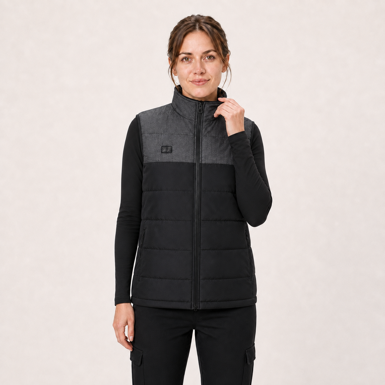 Women's 3-Level Heated Vest with Front & Back Heating | Black