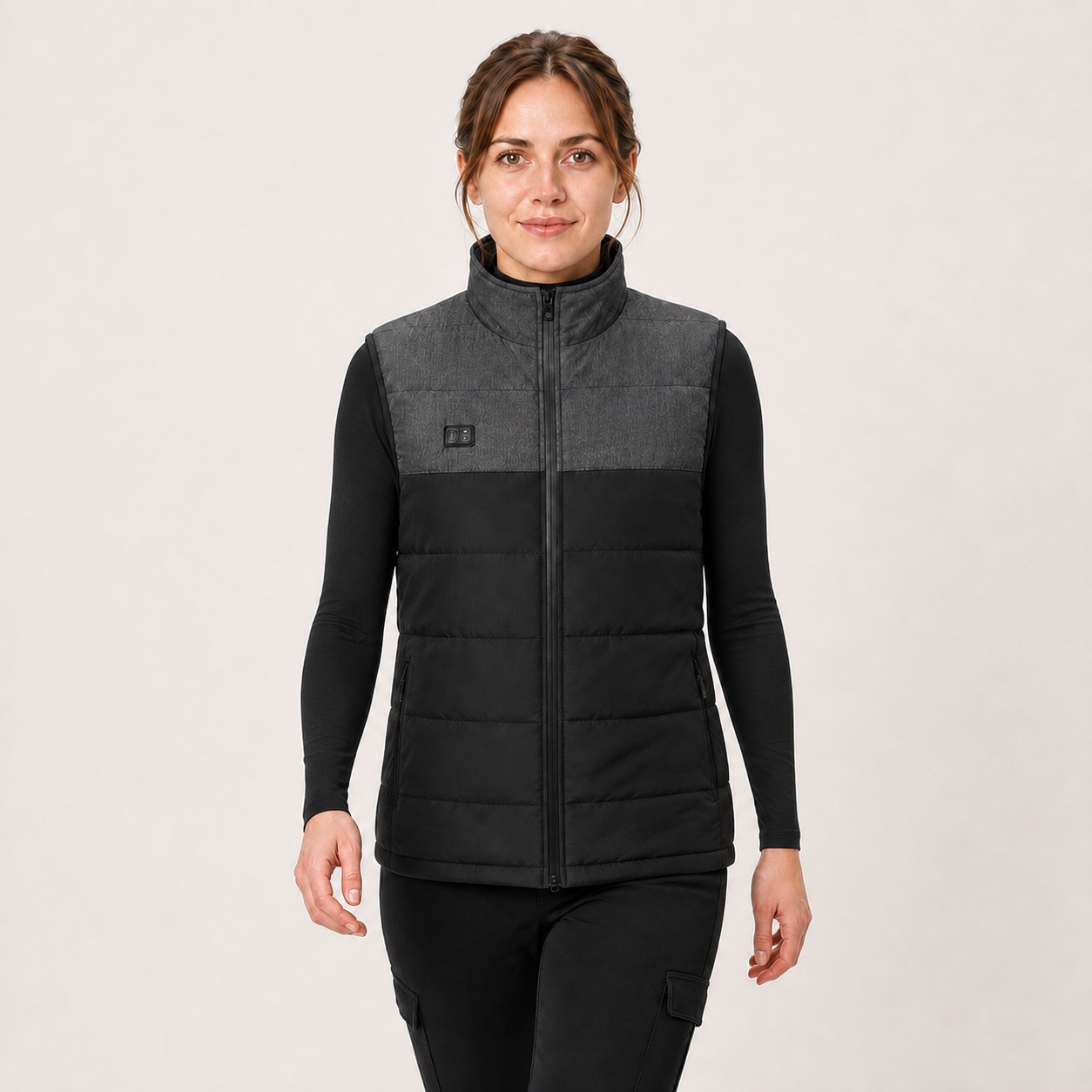 Women's 3-Level Heated Vest with Front & Back Heating | Black