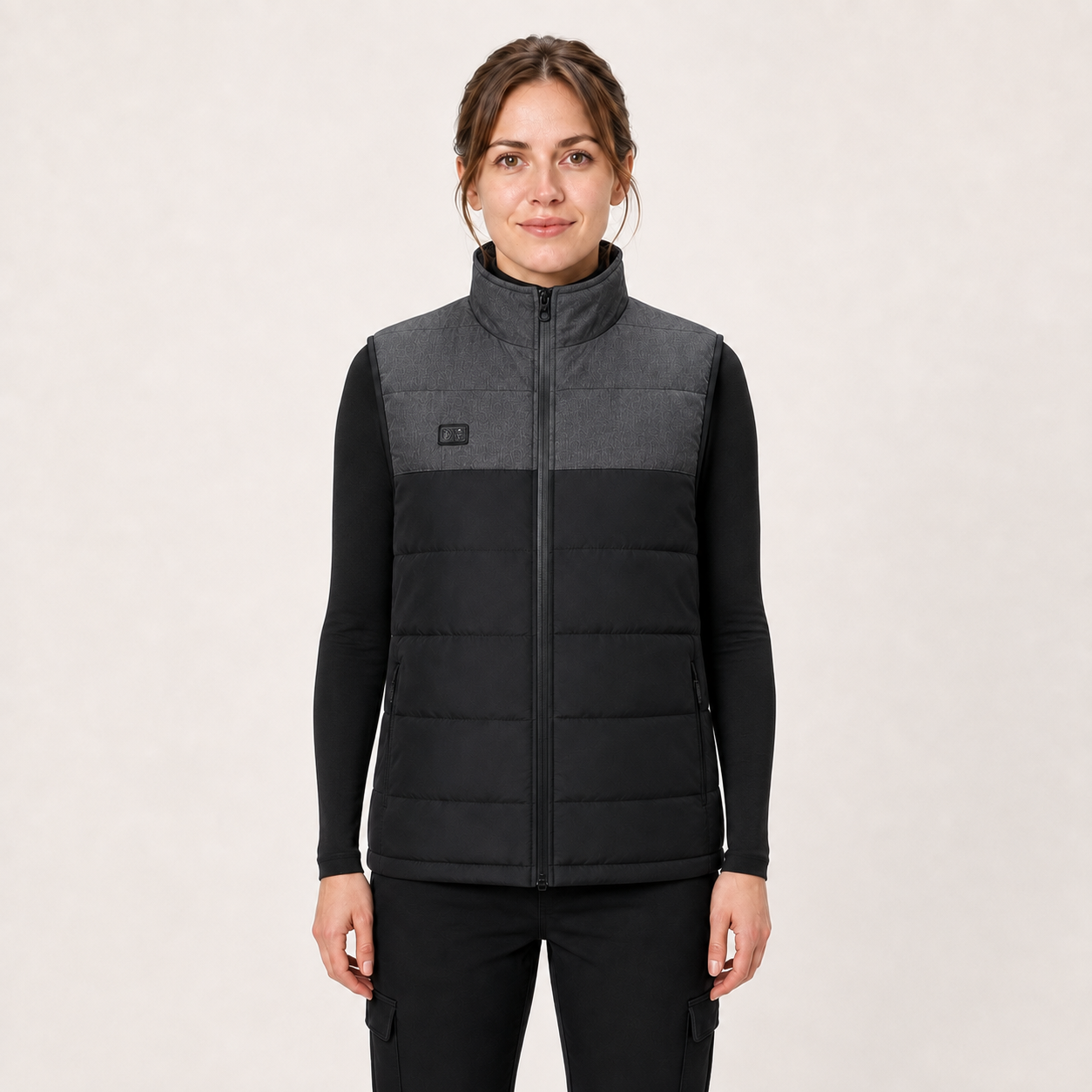 Women's 3-Level Heated Vest with Front & Back Heating | Black